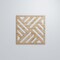 Ekena Millwork Large Allen Decorative Fretwork Wood Wall Panels, Red Oak, 23 3/8"W x 23 3/8"H x 3/8"T WALW24X24X0375ALLRO - alternate 3